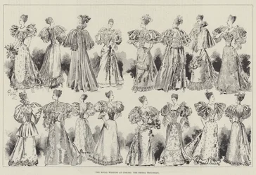 Die königliche Hochzeit in Coburg, die Brautausstattung